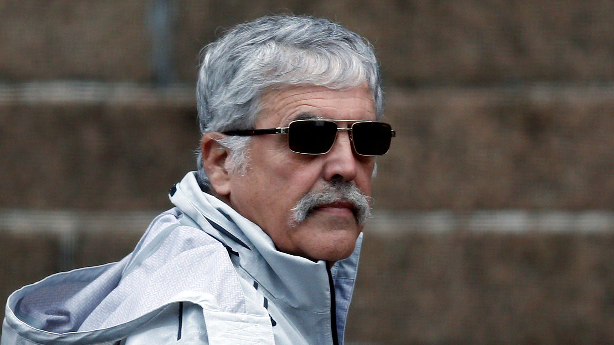 Former Planning Minister De Vido arrives to a Justice building where former Argentine President Fernandez de Kirchner attended court in Buenos Aires