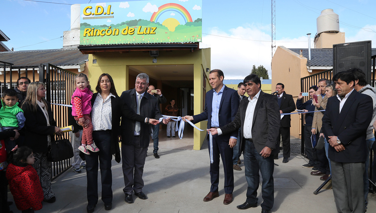 Junin de los Andes 16-09-2016... El gobernador Omar Gutiérrez i
