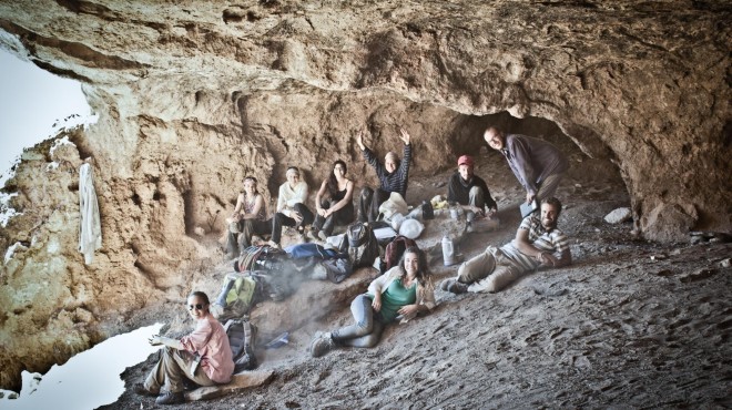 Grupo de arqueólogos responsables del hallazgo. Gentileza.