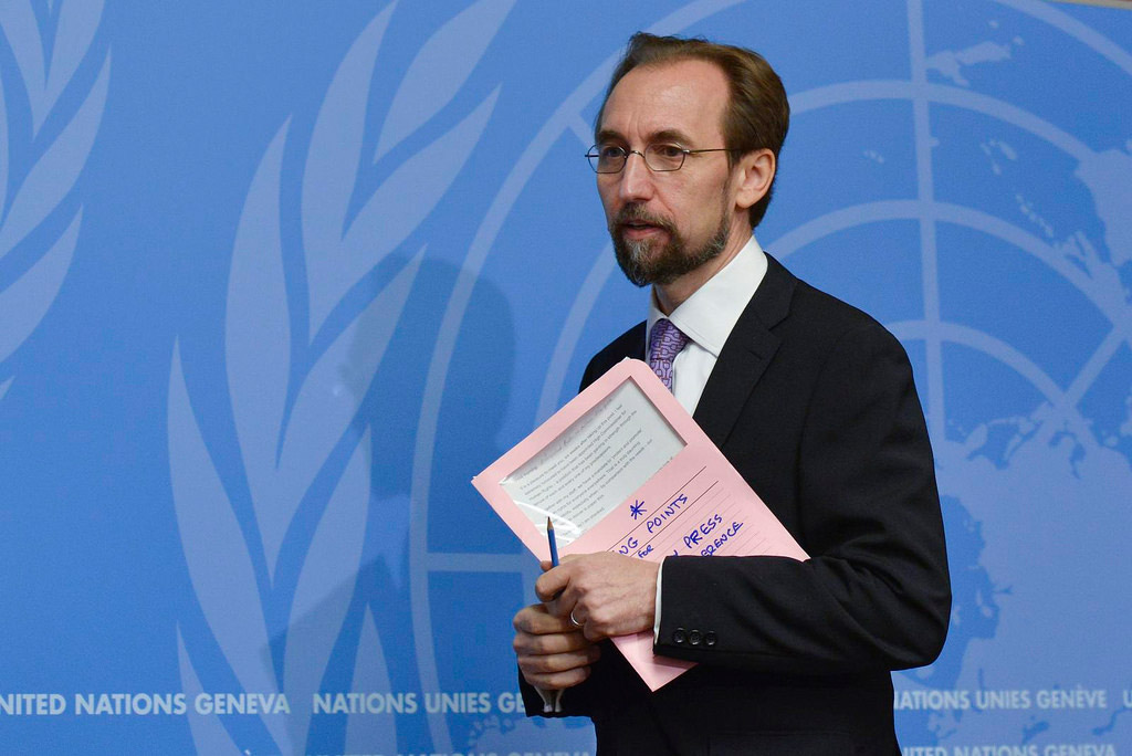 Zeid Ra'ad al Hussein, comisionado de Derechos Humanos de la ONU.