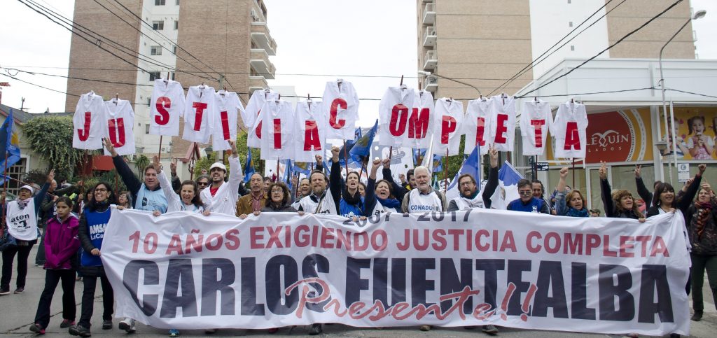 A 14 años de su muerte, Trotta recordó al docente Carlos Fuentealba