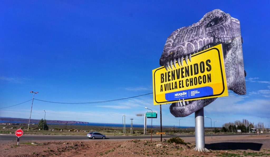 Hallan un nuevo fósil de dinosaurio a la vera de la Ruta 237