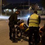 Accidente moto y 3 autos (Brown y Ruiz Moreno)