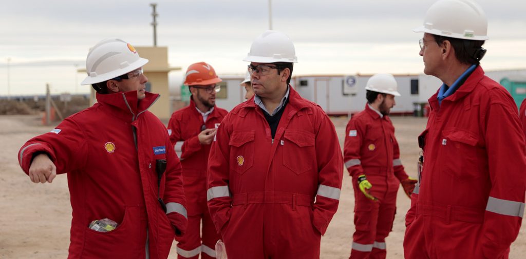 El presidente de Shell recorrió Sierras Negras tras los incidentes protagonizados por UOCRA