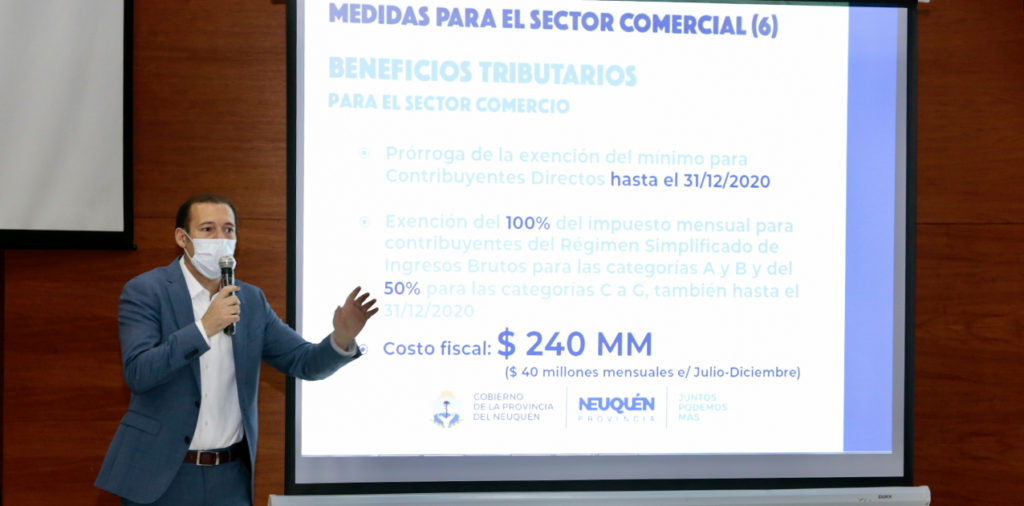 Gutiérrez presentó el programa de reactivación comercial