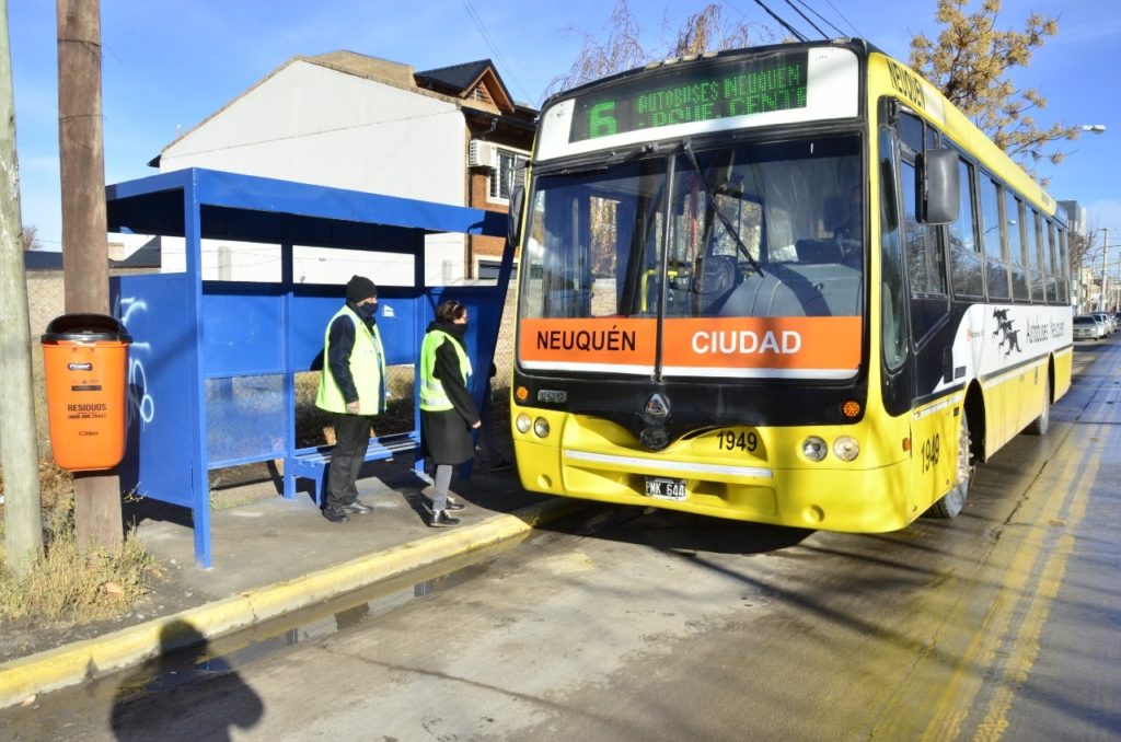 El municipio intensificó los controles en el transporte público