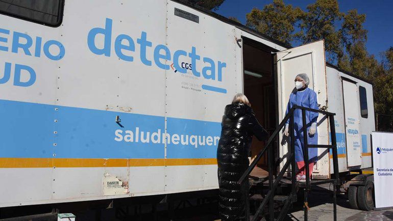 Neuquén: los tráilers DetectAR volverán a hisopar los domingos