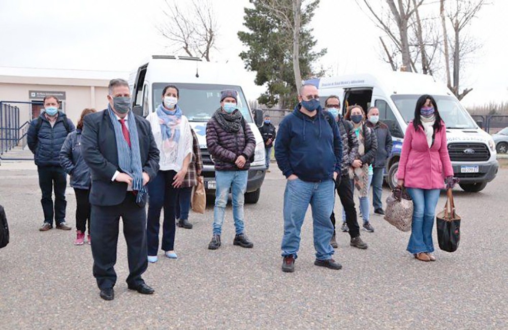 Profesionales de la Salud llegaron a la ciudad para reforzar el sistema sanitario