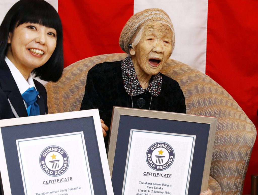 Japonesa de 118 años participará como relevista del fuego olímpico