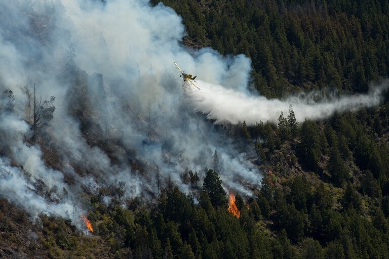 Río Negro decretó el estado de emergencia agropecuaria por el incendio en El Bolsón