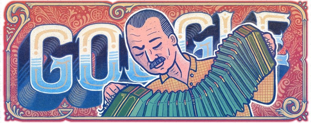 Google homenajea a Astor Piazzolla a cien años de su nacimiento