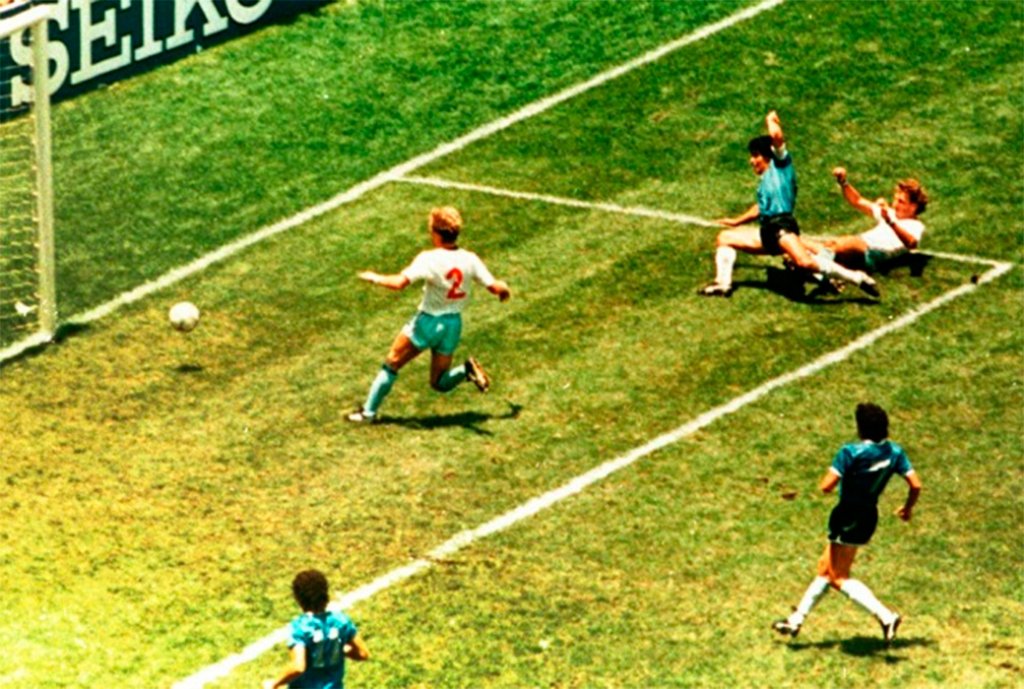 Se cumplen 35 años del mítico gol de Maradona a Inglaterra