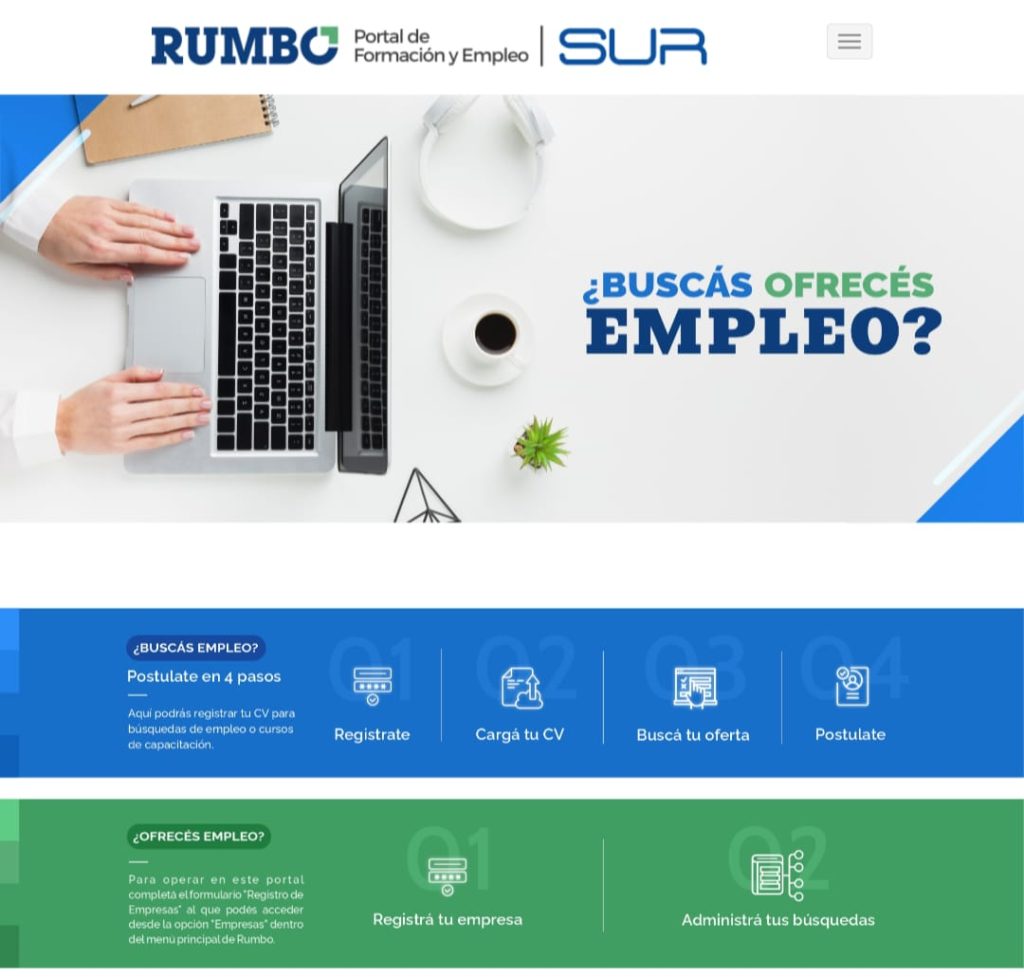 Rumbo: El portal de empleo y formación de la provincia