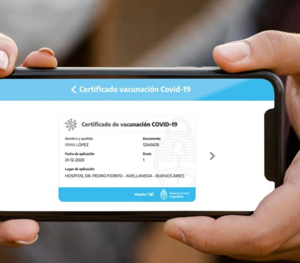 Los vacunados contra el Covid-19 ya pueden descargar el certificado digital