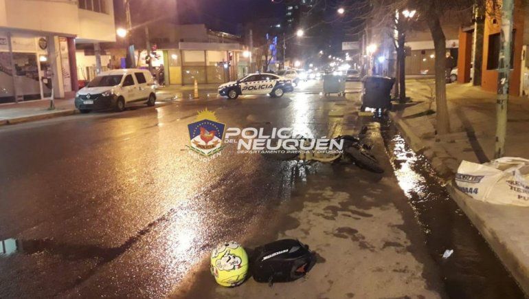 Un motociclista falleció en pleno centro de la ciudad