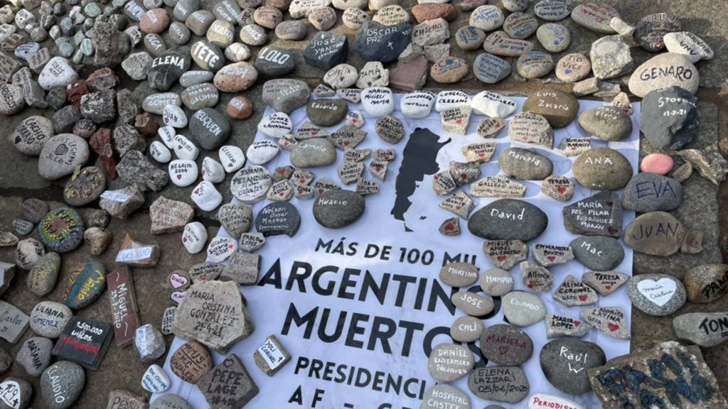 Nación hará un espacio de memoria con las piedras de los manifestantes