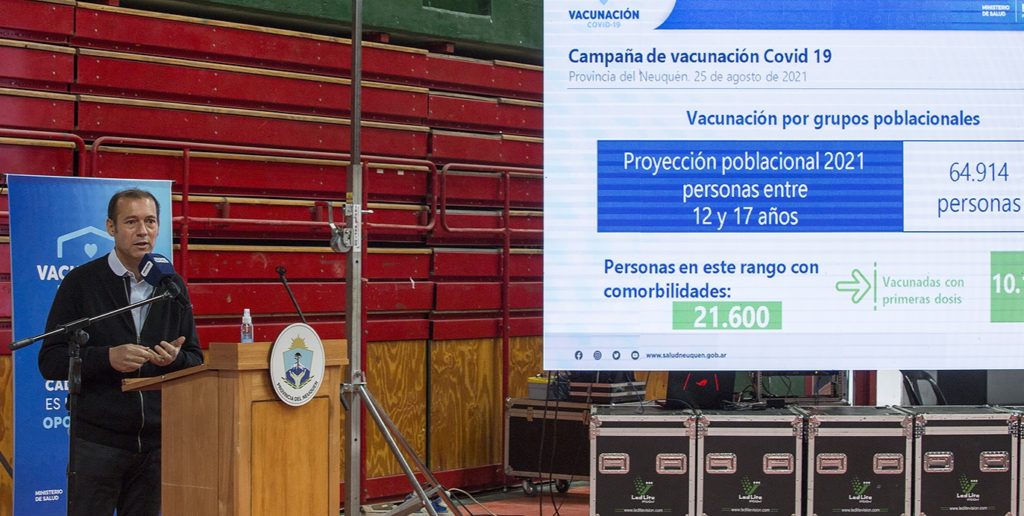 Gutiérrez pidió que se use el barbijo y recordó que hay grupos etarios sin vacunarse