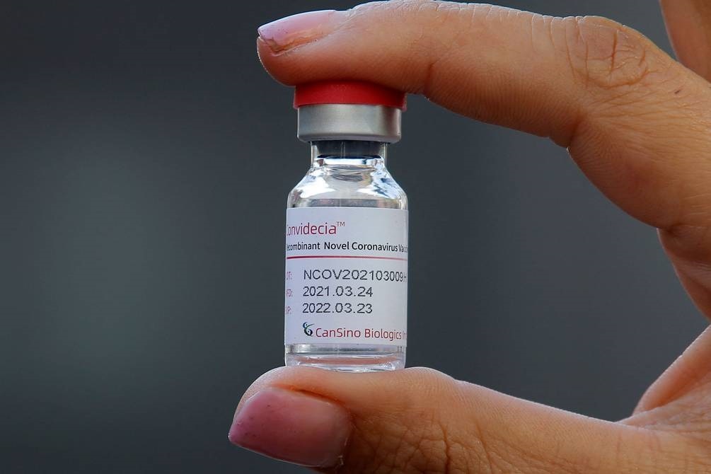 Llegaron 5.880 vacunas monodosis del laboratorio CanSino