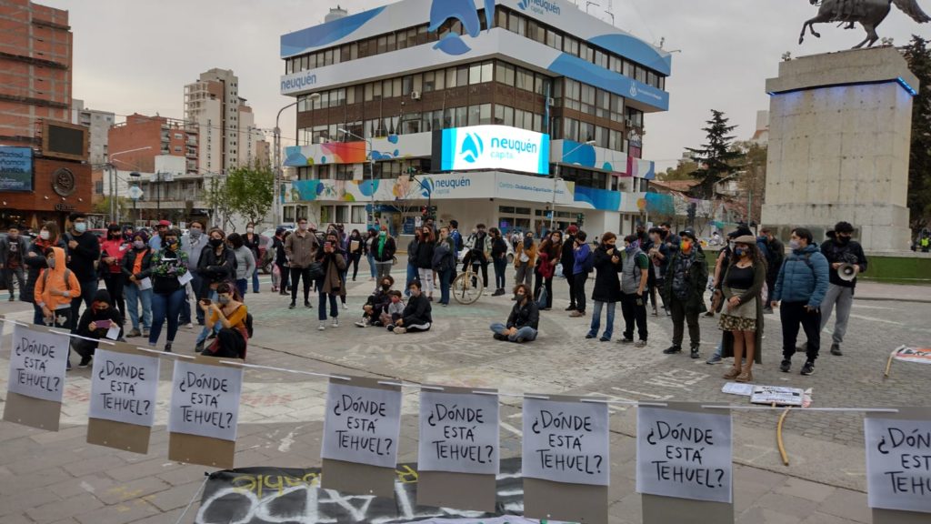 Marcharon en Neuquén capital a seis meses de la desaparición de Tehuel