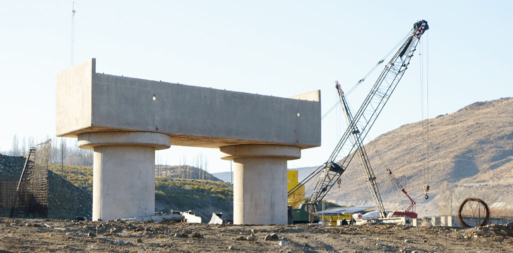 El puente La Rinconada superaría el 70% de avance de obra