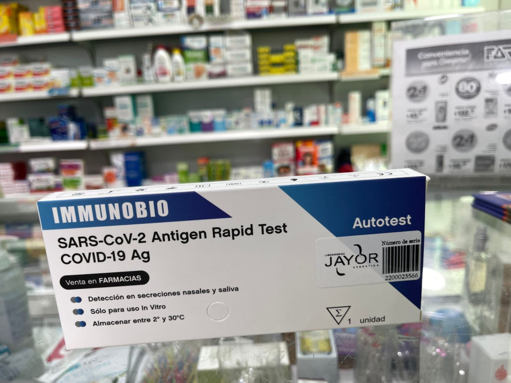 Los neuquinos podrán comprar los autotest en farmacias el fin de semana