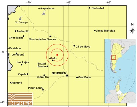 Se registró un nuevo sismo en Añelo