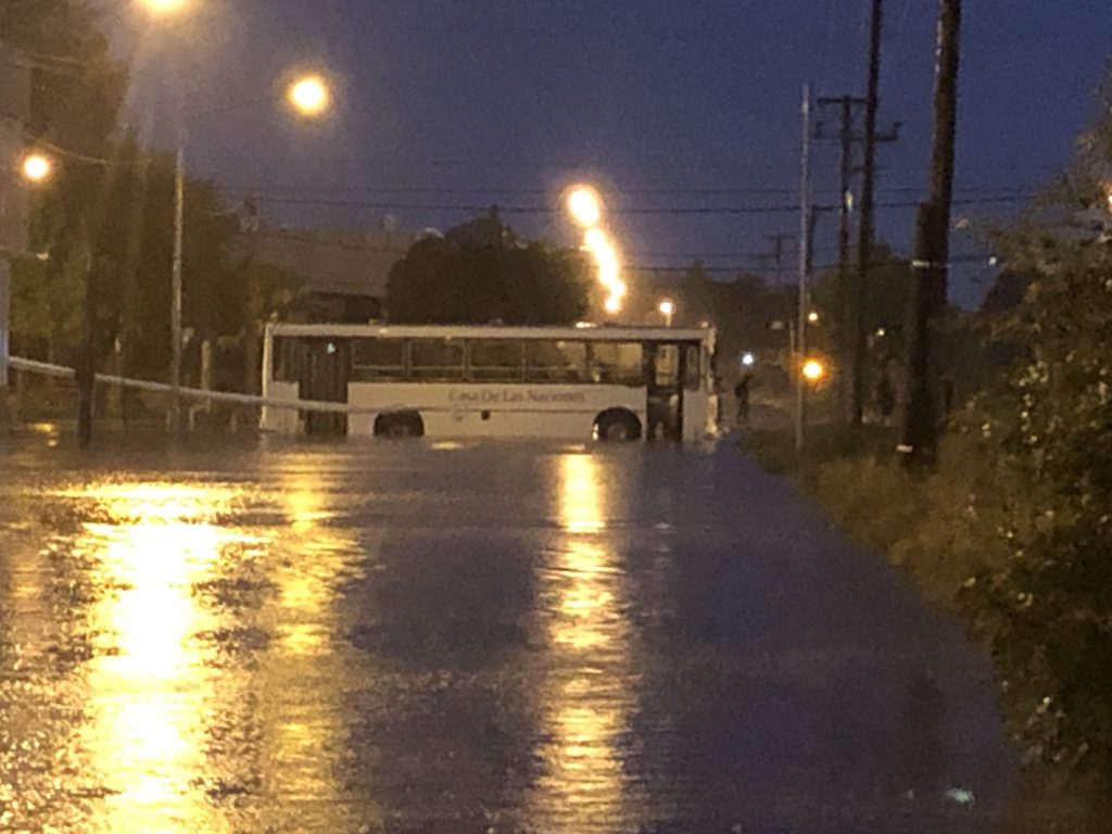 Cayeron 15 milímetros de agua en 24 horas en Neuquén capital