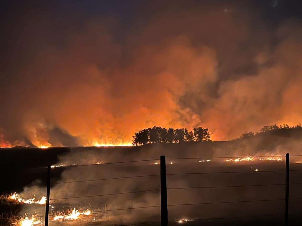 El gobernador de Corrientes reclama «ayuda extraordinaria» para detener el fuego