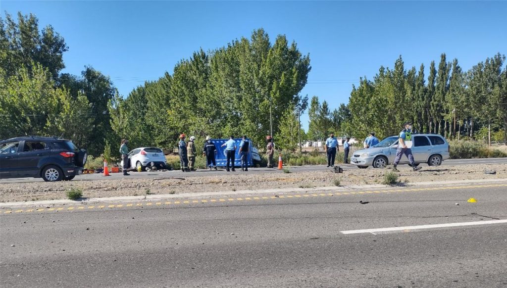 Una mujer murió por una mala maniobra de otra conductora sobre la Ruta 22