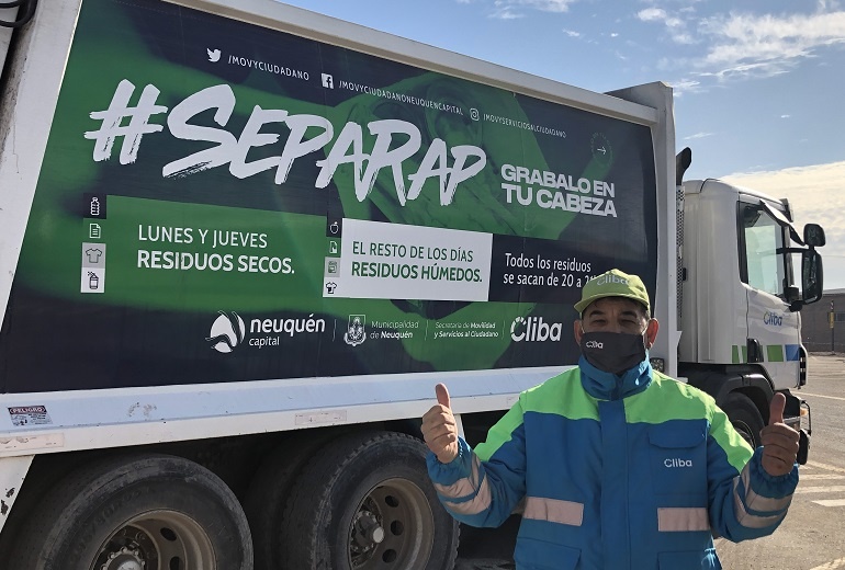 La muni recomienda no sacar la basura por el pronóstico de tormentas