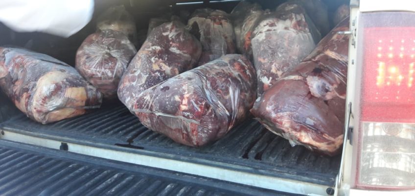 Faena clandestina: secuestran 200 kilos de carne en Barda del Medio