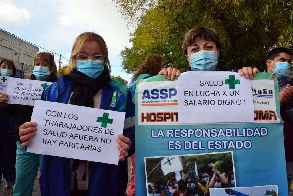 Hospitalarios de Río Negro endurecen las medidas de fuerza
