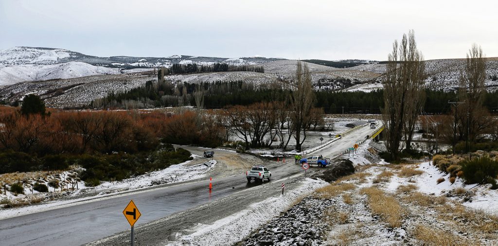 Quedó inaugurado el puente sobre el río Malleo