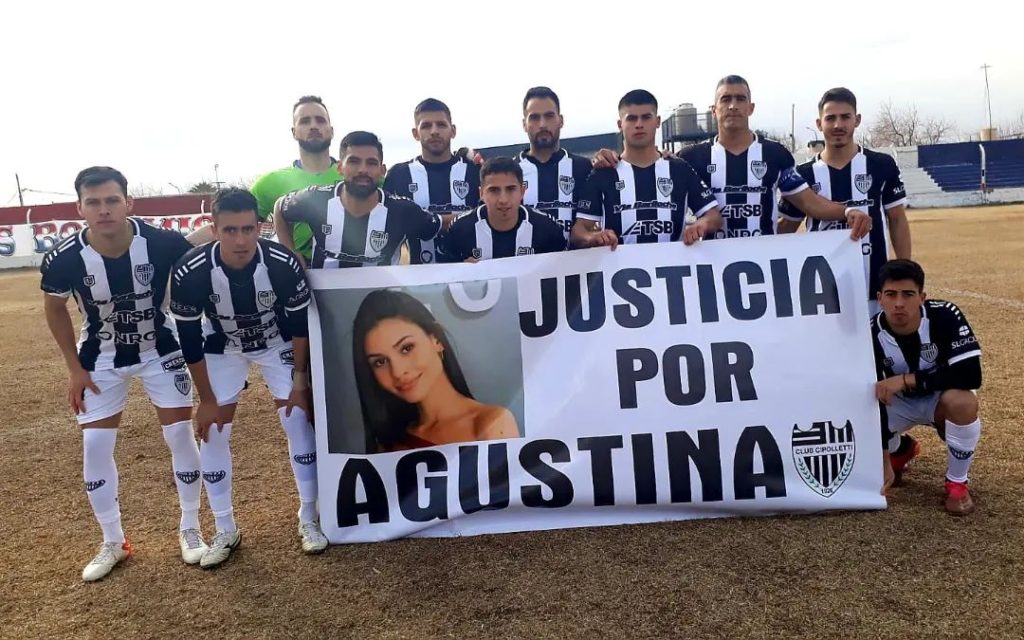 El Albinegro pidió Justicia por Agustina