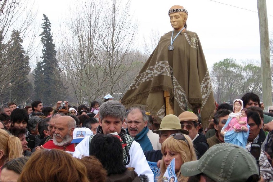 Tras dos años, Chimpay recibió a los fieles de Ceferino Namuncurá