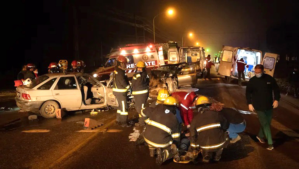 Conductor ebrio provocó un accidente frontal