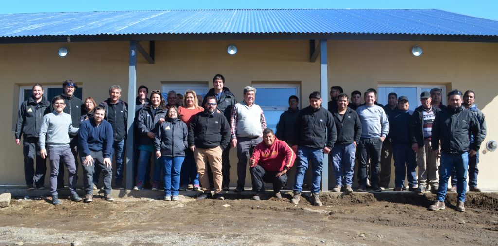 Habilitaron una vivienda para el personal vial en el campamento Pino Hachado