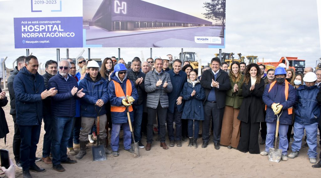 Comenzó la obra del hospital norpatagónico en la meseta neuquina