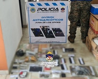 Desbaratan kiosco de narcomenudeo en San Martín de los Andes