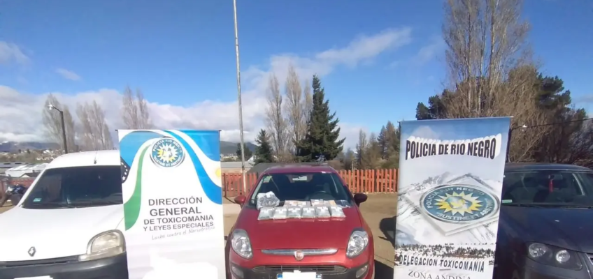 La policía incautó más de 6 kilos de cocaína en Bariloche