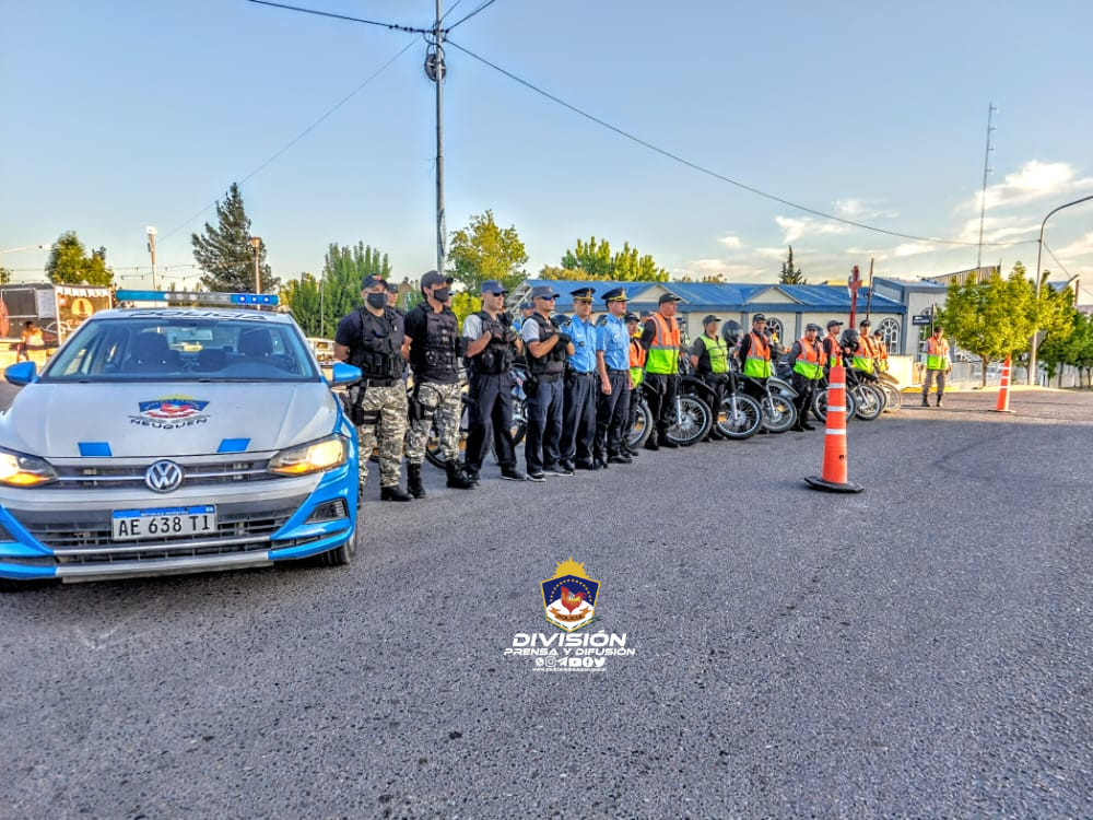 Operativo Alto Impacto en el B° Santa Genoveva