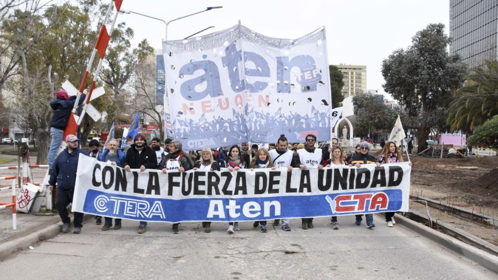 ATEN anunció un paro para la próxima semana