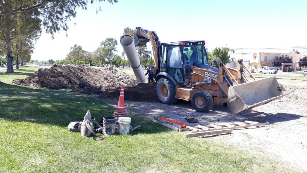 Por las obras de ampliación del desagüe pluvial de Illia, habrá cortes de calles