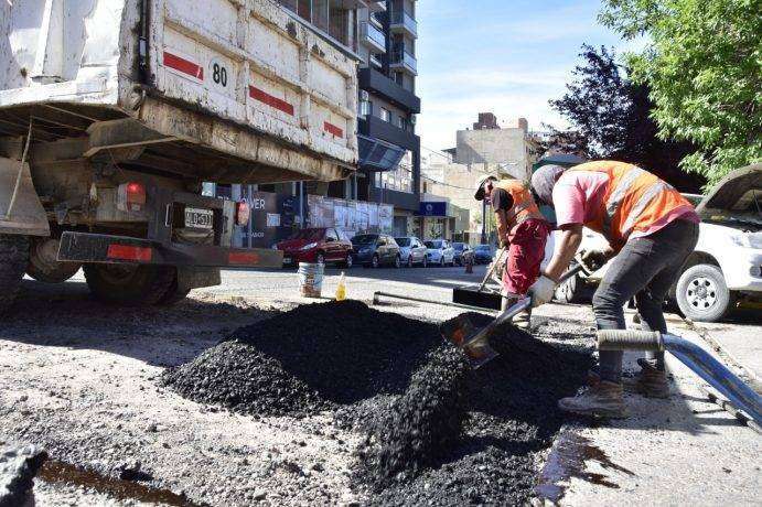 Por obras de bacheo, permenecerá cortada la Diagonal 25 de Mayo