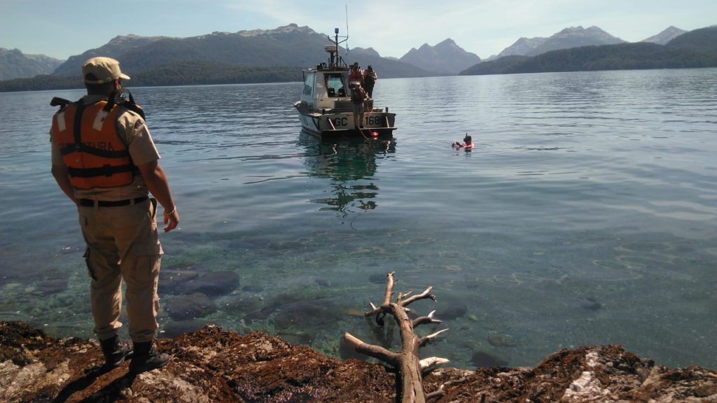 Confirmaron la identidad de la mujer encontrada en el lago Nahuel Huapi