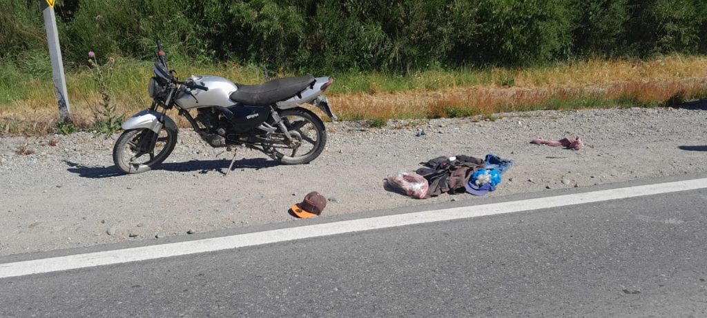 Se robó media res, huyó en moto y terminó detenido