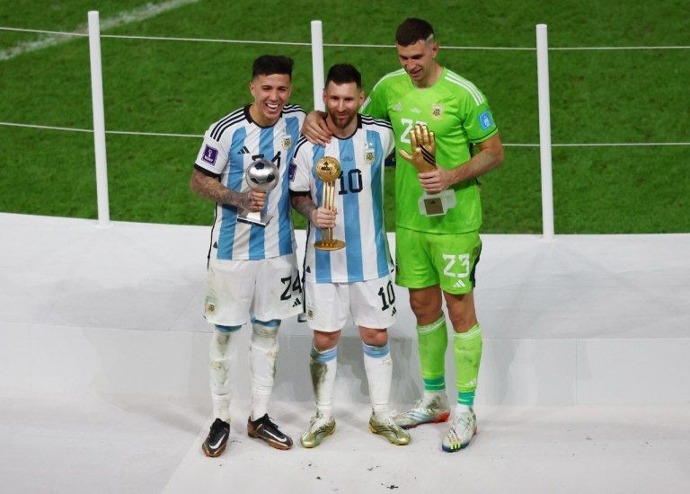 Argentina recibió los trofeos de Mejor jugador, Mejor arquero y Mejor jugador joven