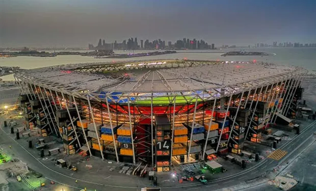 El estadio reciclable del Mundial Qatar recibió su último partido y ahora será desmontado