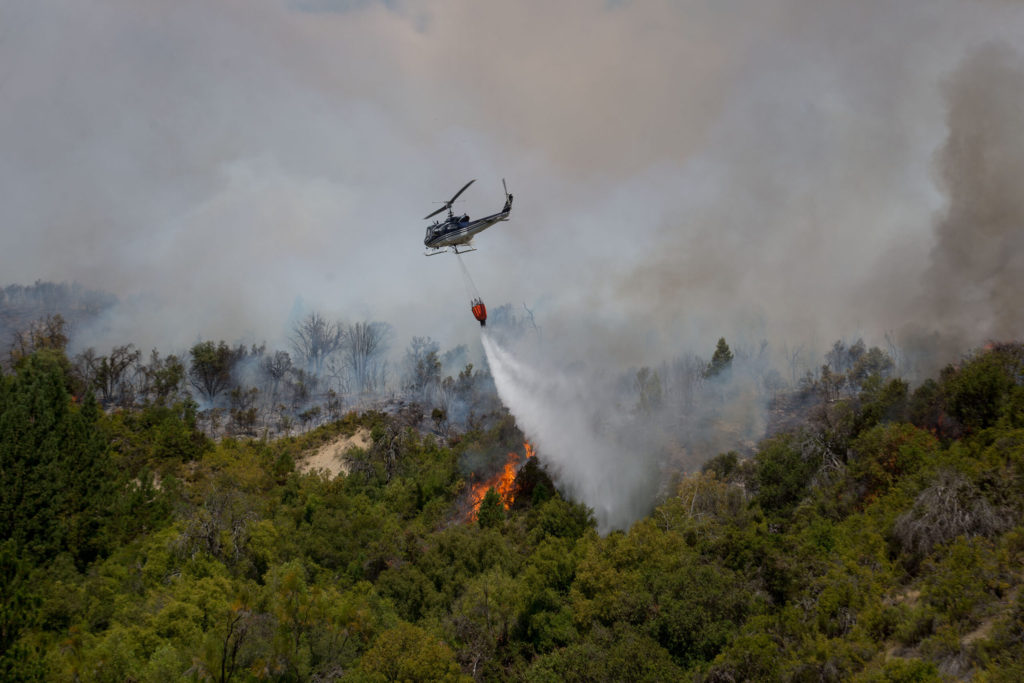 Se liberó al hombre acusado de iniciar el fuego en El Bolsón