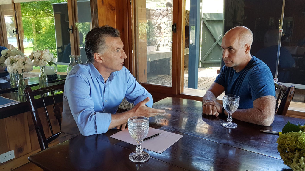 Macri y Larreta se reunieron en Villa La Angostura